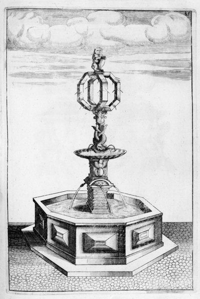 Çeşme tasarımı, 1664 by Georg Andreas Bockler