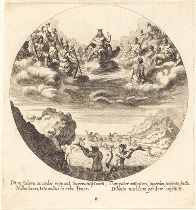 Jove ve Tanrılar by Georg Andreas Wolfgang the Elder