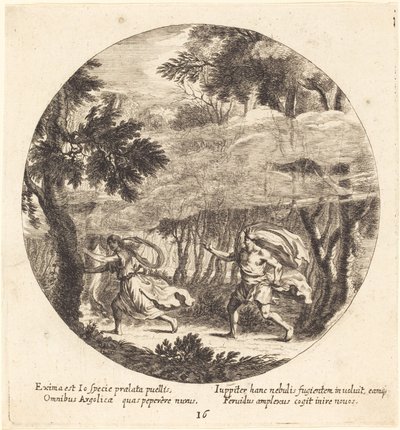 Jüpiter ve İo by Georg Andreas Wolfgang the Elder