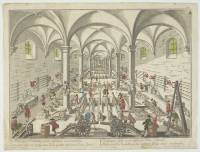 Per telecopium sergi partis inferioris armamentarii, Perspektif de la partie inferieure d