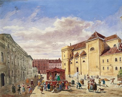 Freyung, Viyana manzarası by Georg Balthasar Probst