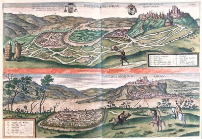 Esztergom, Macaristan - Georg Braun