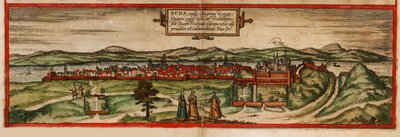 Buda, genellikle Ofen olarak bilinir: Terrarium, 1572 by Georg Braun und Franz Hogenberg