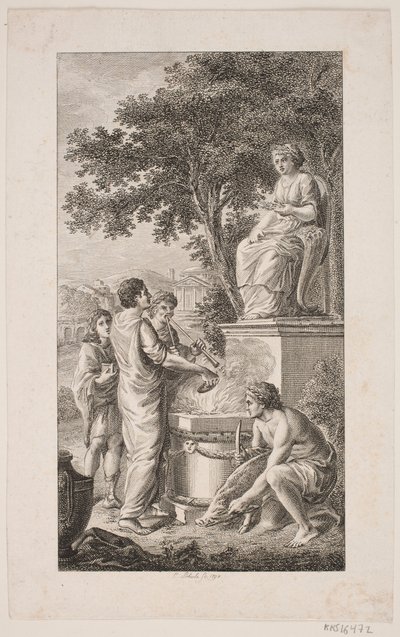 İllüstrasyon med teklif sahnesi by Georg Christian Schule