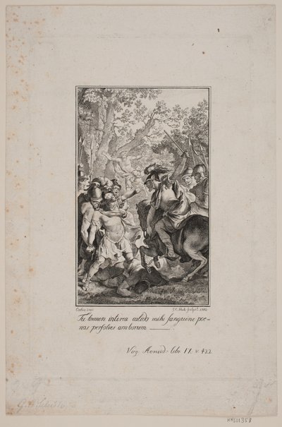 Virgils Æneide için İllüstrasyon by Georg Christian Schule