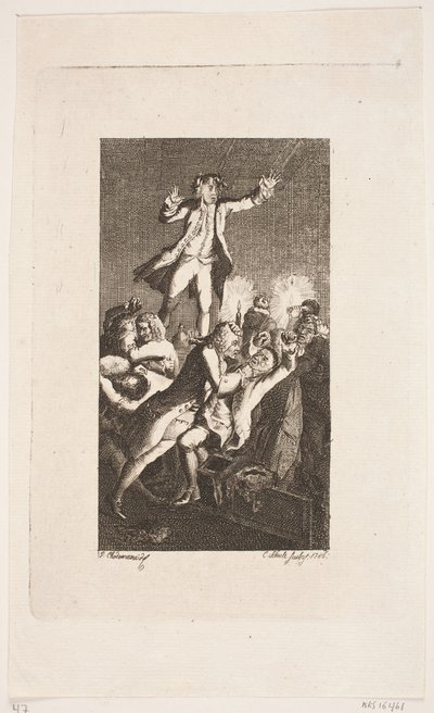 Smollett "Peregrine Turşu Etkinlikleri" için başlık skeci by Georg Christian Schule
