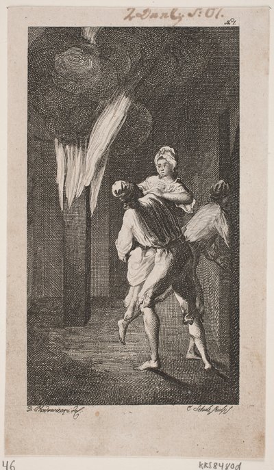 Smollett "Peregrine Turşu Etkinlikleri" için başlık skeci by Georg Christian Schule