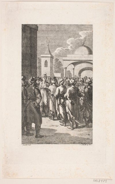 türk sokak sahnesi by Georg Christian Schule