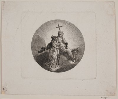 İnanç ve Minerva ile Vinyet by Georg Christian Schule