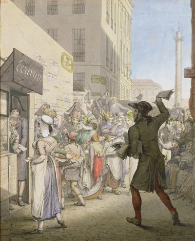 The Public Writer (kağıt üzerinde wc) by Georg Emanuel Opitz