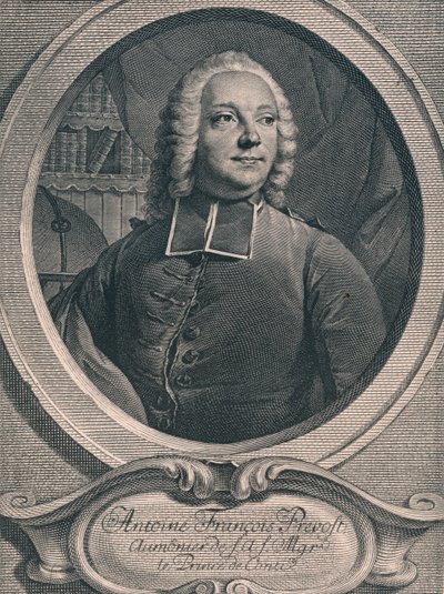 Antoine François Prevost, 1745. by Georg Friedrich Schmidt