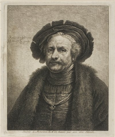 Rembrandt'ın Portresi by Georg Friedrich Schmidt