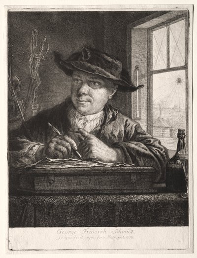 Otoportre by Georg Friedrich Schmidt