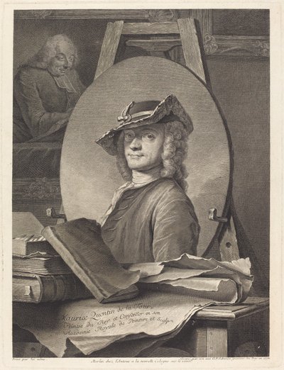 Maurice Quentin de la Turu by Georg Friedrich Schmidt after Maurice Quentin de La Tour