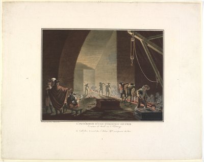 Bir demir dökümhanesinin içi by Georg Haas