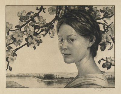 çiçekli bakire by Georg Jahn