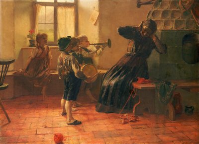 Konser (tuval üzerine yağlı boya) by Georg Jakobides