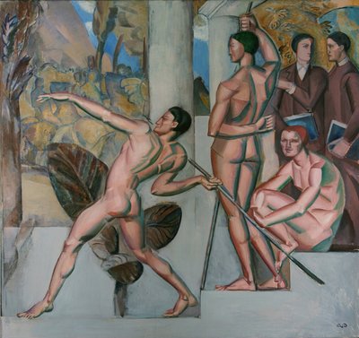 Mens sana in corpore sano Sağlıklı bir vücutta sağlıklı bir zihin, 1912 by Georg Pauli