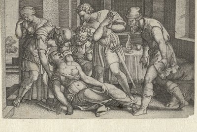 Collatinus ve Brutus ölmekte olan Lucretia
