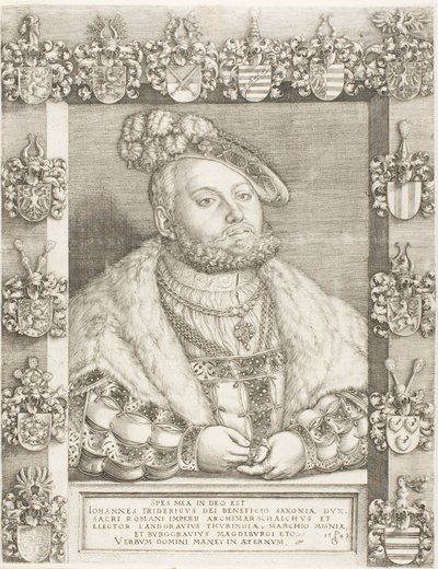 Seçmen John Frederick, Saksonya Azizi by Georg Pencz