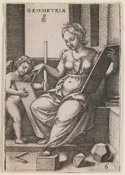 Geometria, “Liberal Sanatlar” dizisinden by Georg Pencz