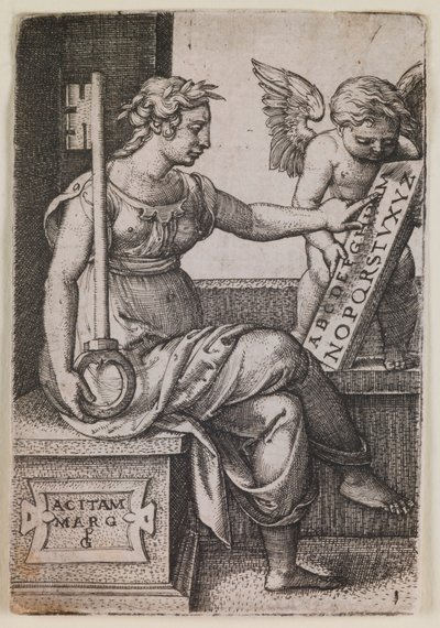 Grammatica, “Liberal Sanatlar” dizisinden by Georg Pencz