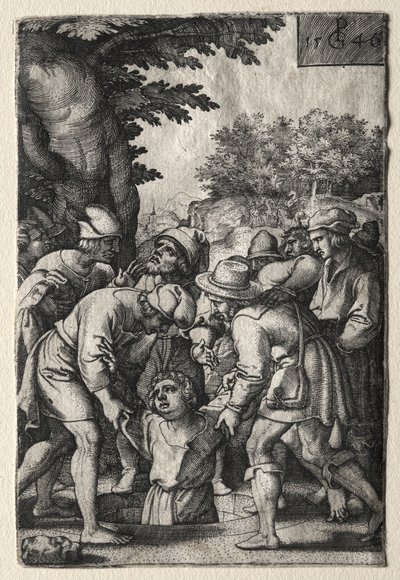 Joseph Kuyuya İndirildi, 1546. by Georg Pencz