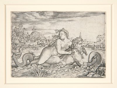 Deniz Canavarı Tarafından Kaçırılan Kız by Georg Pencz