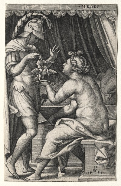 Medea ve Jason by Georg Pencz