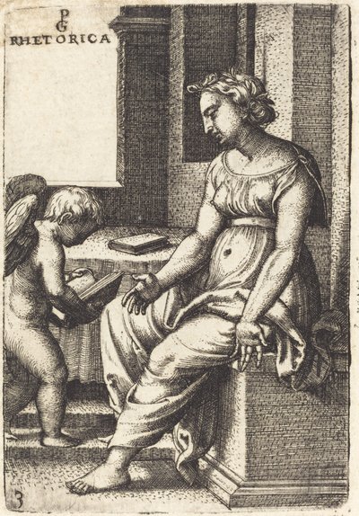 retorik by Georg Pencz