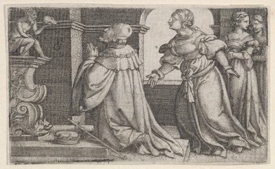 Süleyman İbadet Putları. by Georg Pencz