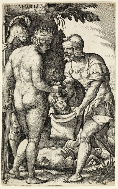 Yunan Kahramanlarından Tamiris by Georg Pencz