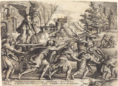 Zamanın Zaferi by Georg Pencz