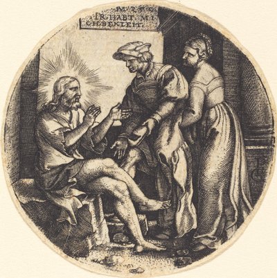 Çıplak Giydirmek by Georg Pencz