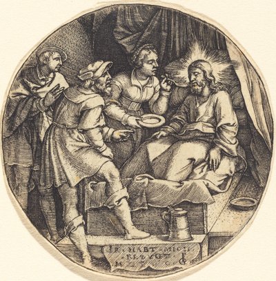 Hastayı emzirmek by Georg Pencz
