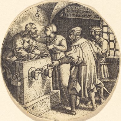 Tutukluları ziyaret etmek by Georg Pencz
