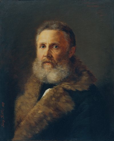 Ressam Carl Teibler, ressamın babası by Georg Teibler