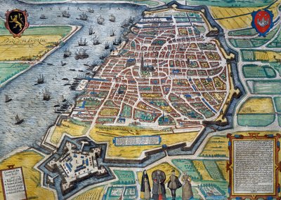 Anvers şehri by Georg Braun and Hogenberg Franz