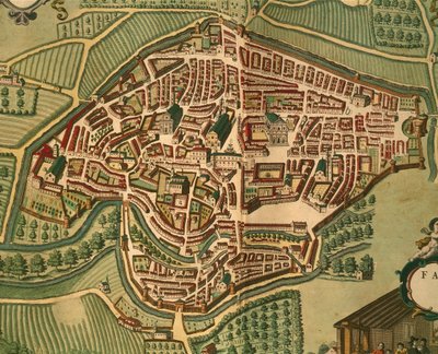 Dünyanın Şehirlerinden Fabriano, Georg Braun by Georg Braun and Hogenberg Franz