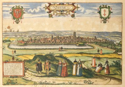 Dünya Şehirlerinden Gdansk, Georg Braun by Georg Braun and Hogenberg Franz