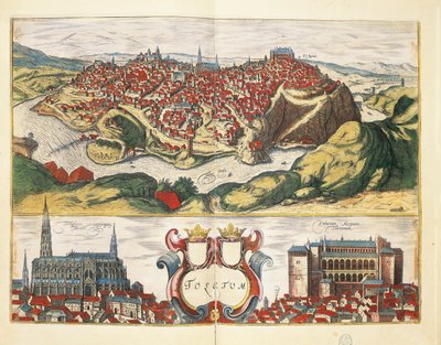 İspanya, Toledo, Georg Braun ve Franz Hogenberg tarafından Civitates Orbis Terrarum