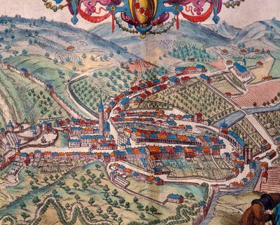 Georg Braun ve Franz Hogenberg tarafından Serravalle Scrivia
