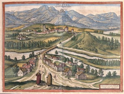 Dregelypalank, Macaristan (gravür by Georg Braun and Hogenberg Franz
