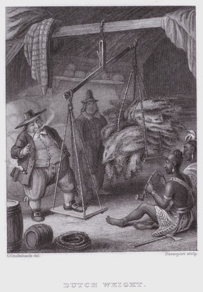 ಡಚ್ ತೂಕ (ಕೆತ್ತನೆ) ಟರ್ಕ್ by George (after) Cruikshank
