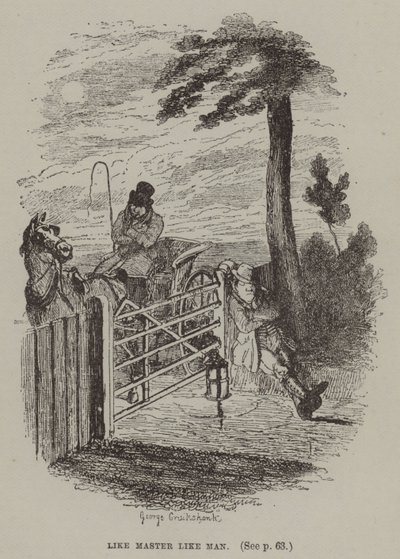 Master Like Man (gravür) by George (after) Cruikshank