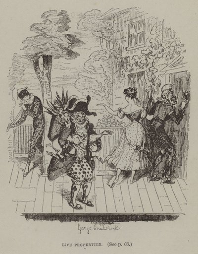 Canlı Özellikler (gravür) by George (after) Cruikshank