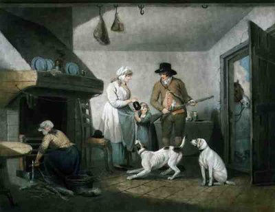 Masumiyet Alarmı, R. Smith tarafından oyulmuş, pub. H. Macklin by George (after) Morland