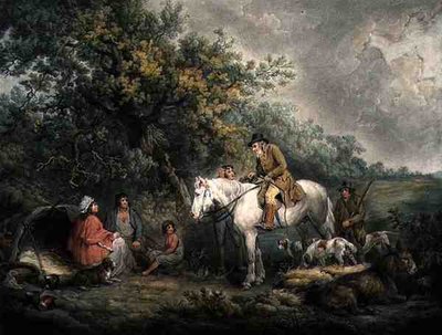 Sabah veya Hayırsever Sporcu, oyulmuş ve bar. Joseph Grozer (c.1755-99) tarafından by George (after) Morland