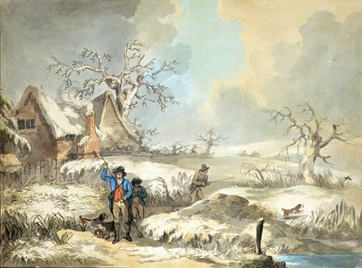Snipe Shooting, Thomas Rowlandson (1756-1827), pub tarafından kazınmış. tarafından J. Harris by George (after) Morland