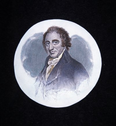 Thomas Paine (renkli taş) by George (after) Romney